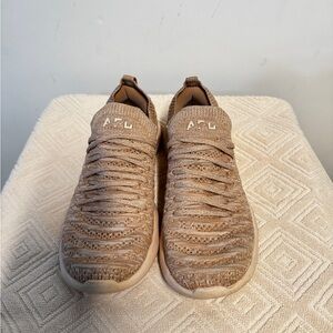 APL Techloom Pink Rosedust Knit Sneakers